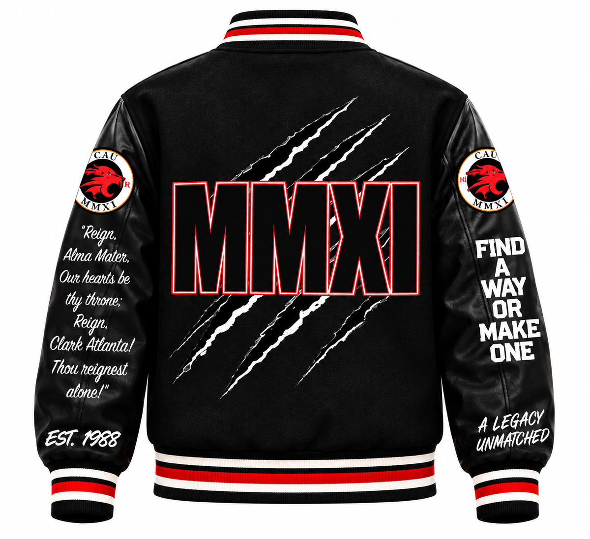 Custom MMXI Letterman Jacket Made A Way Apparel
