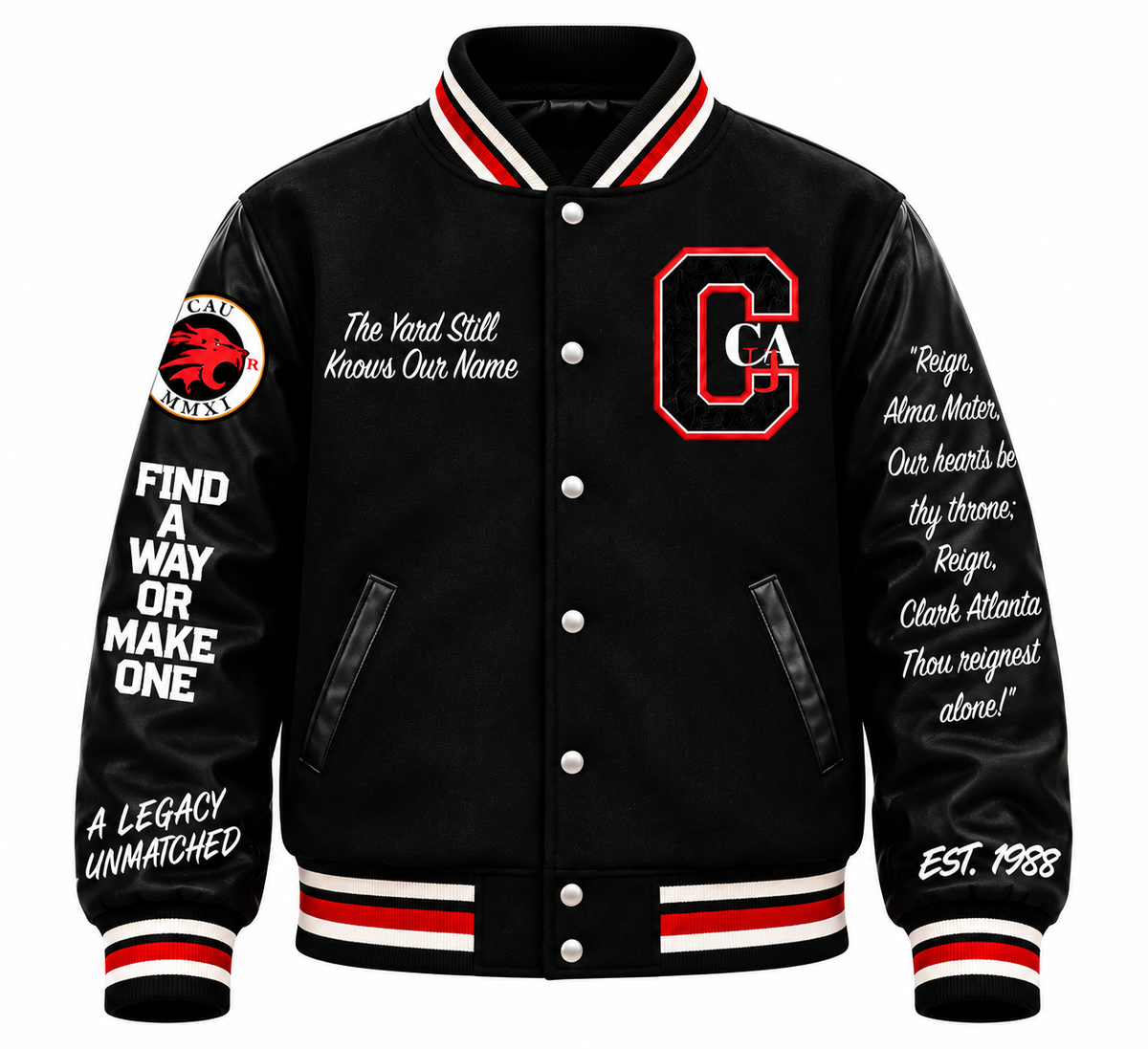 Custom MMXI Letterman Jacket Made A Way Apparel