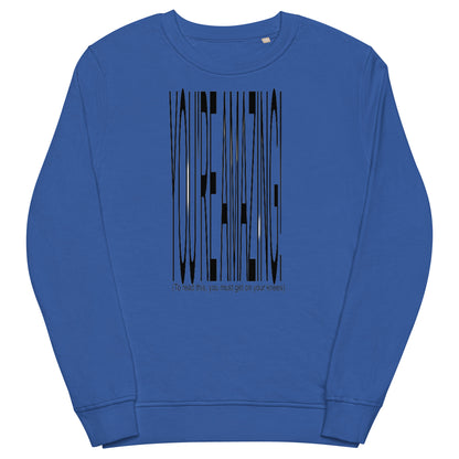 Unisex organic sweatshirt Made A Way Apparel
